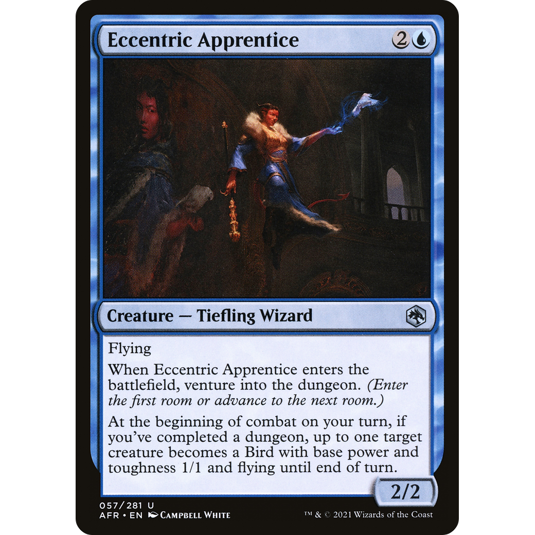 Eccentric Apprentice (AFR-057) - Adventures in the Forgotten Realms Foil