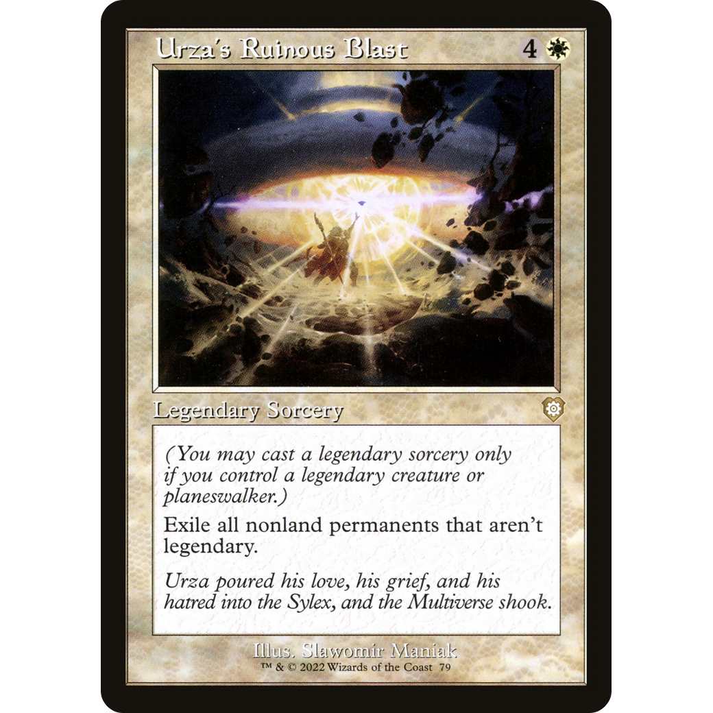 Urza's Ruinous Blast (Retro Frame) (BRC-079) - The Brothers' War Commander