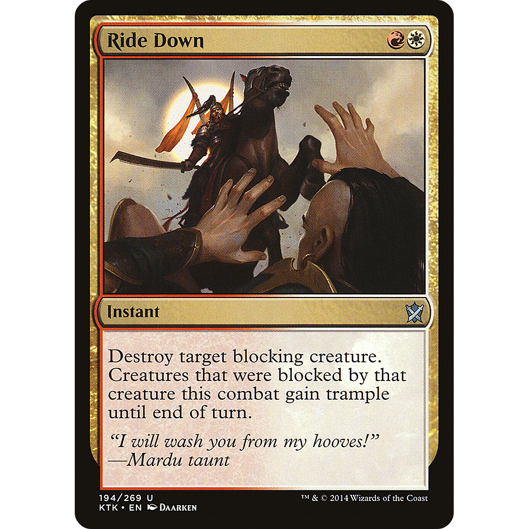 Ride Down (KTK-194) - Khans of Tarkir