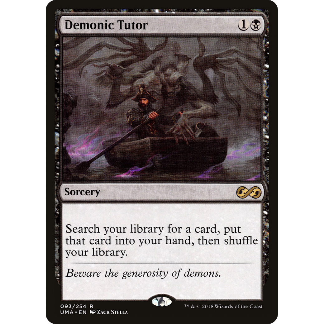 Demonic Tutor (UMA-093) - Ultimate Masters Foil