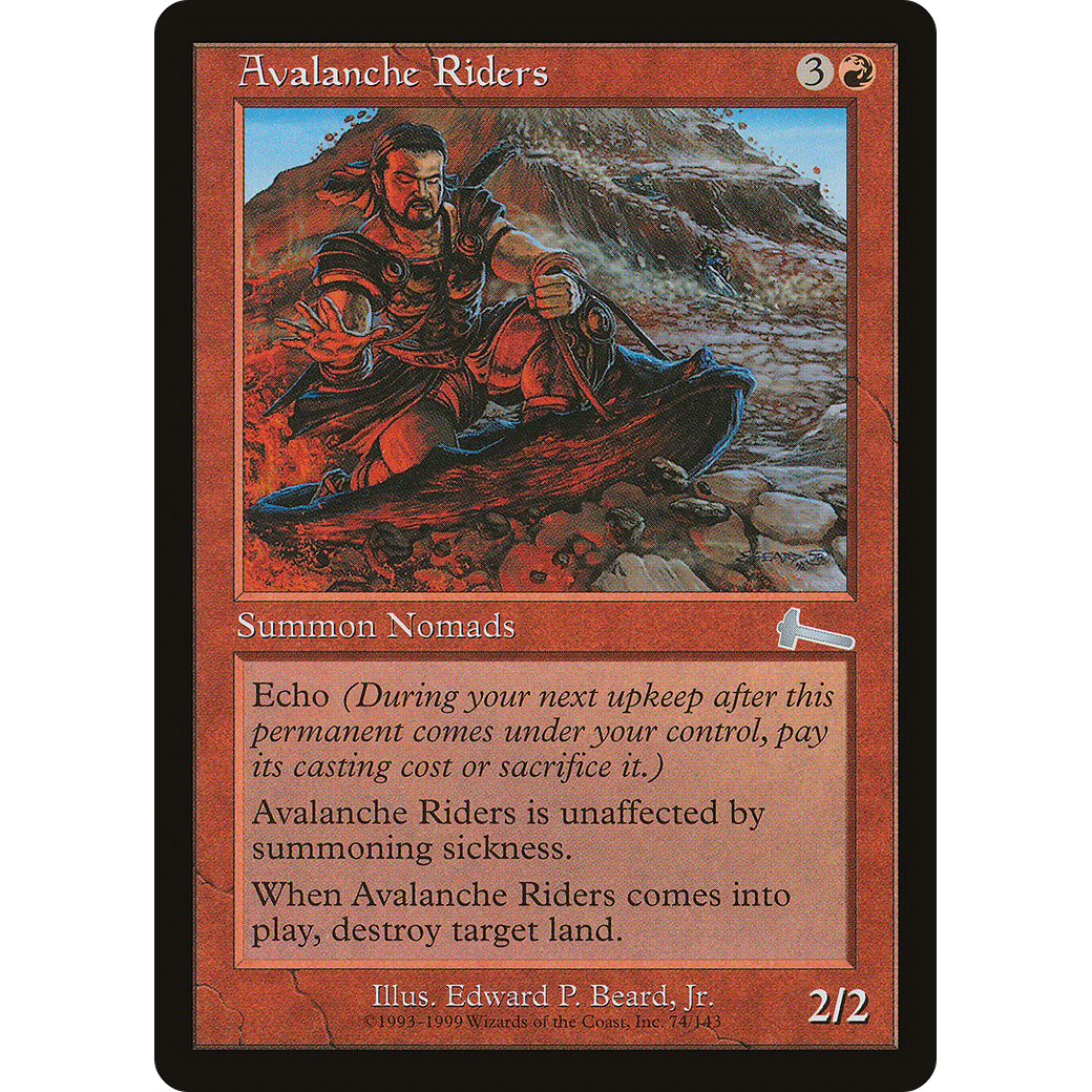 Avalanche Riders (ULG-074) - Urza's Legacy Foil
