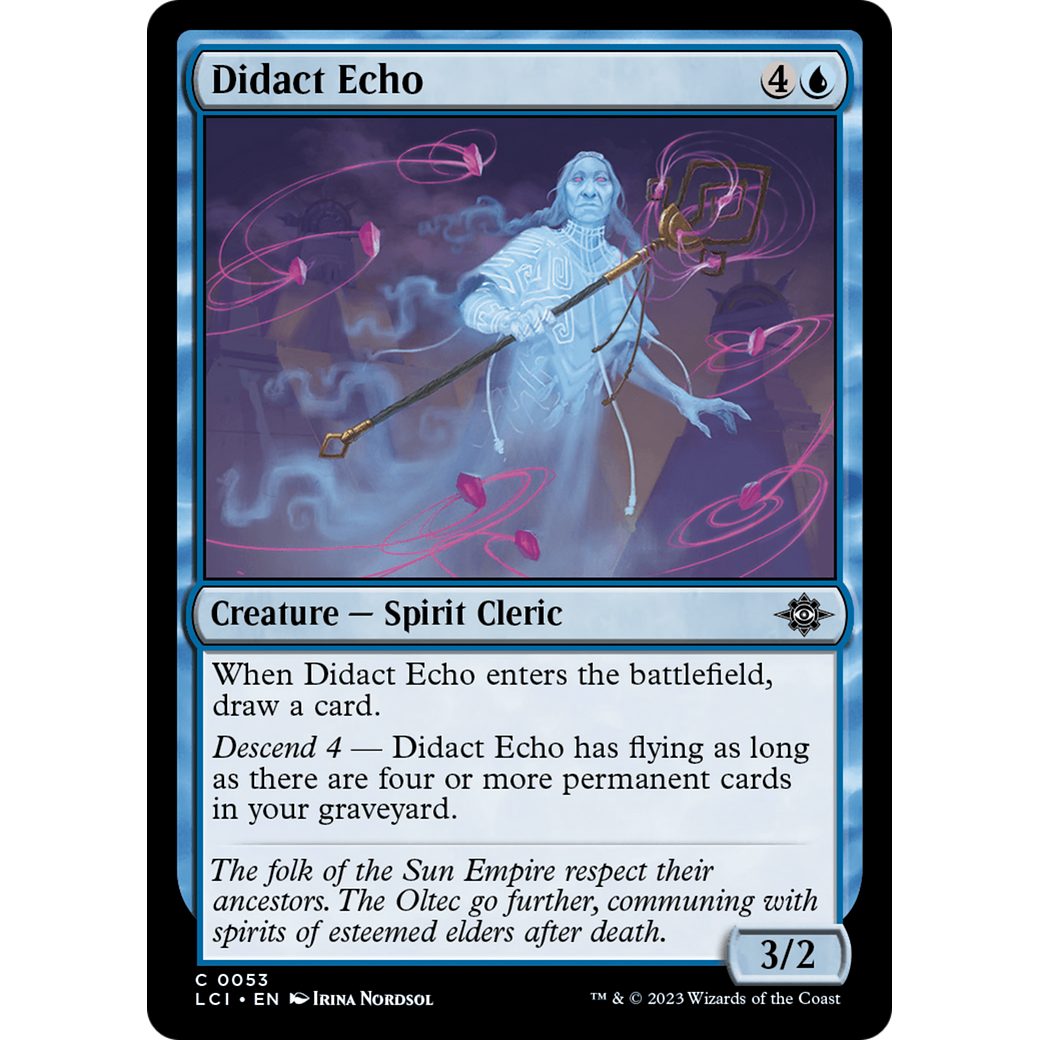 Didact Echo (LCI-053) - The Lost Caverns of Ixalan Foil