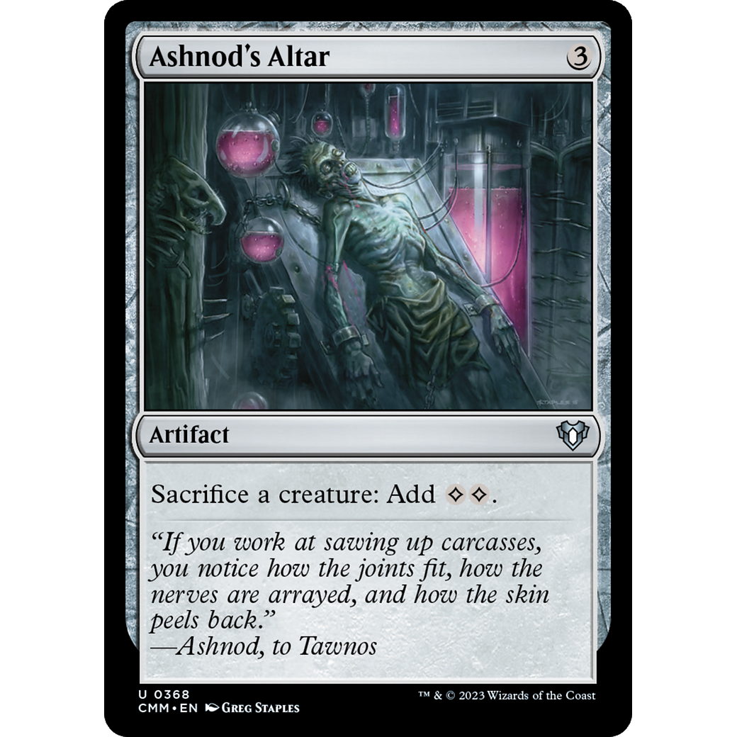 Ashnod's Altar (CMM-368) - Commander Masters Foil