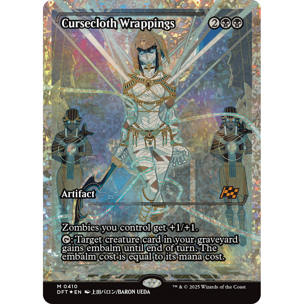 Cursecloth Wrappings (DFT-410) - Aetherdrift: (Showcase) Foil