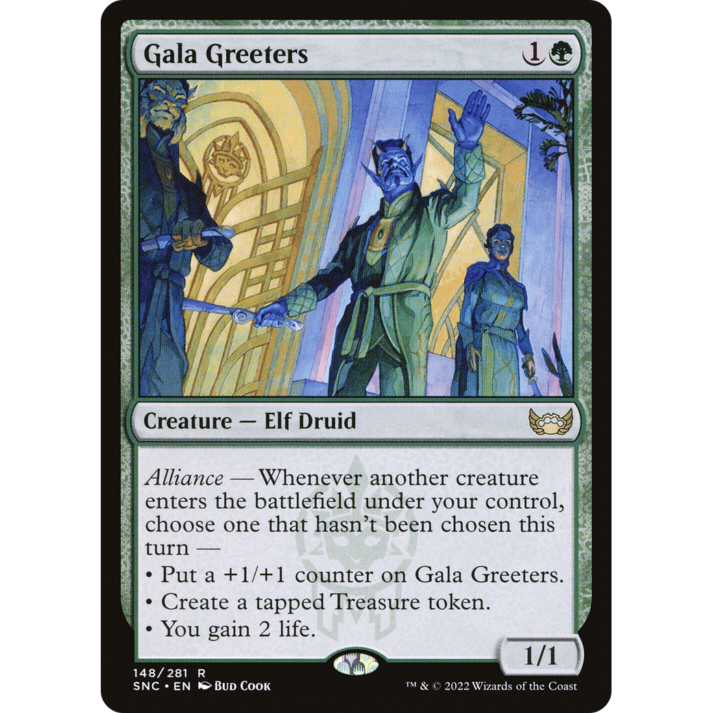 Gala Greeters (SNC-148) - Streets of New Capenna Foil