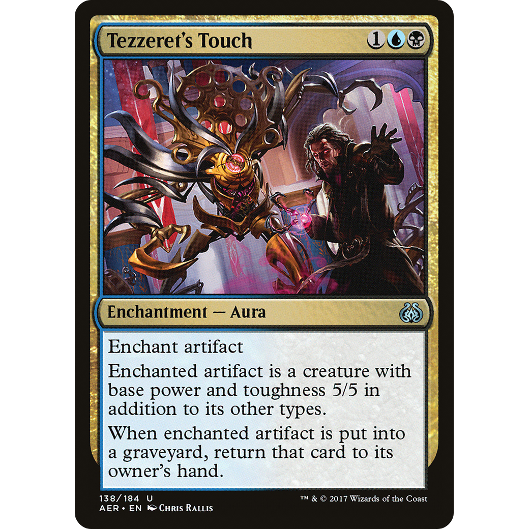 Tezzeret's Touch (AER-138) - Aether Revolt Foil
