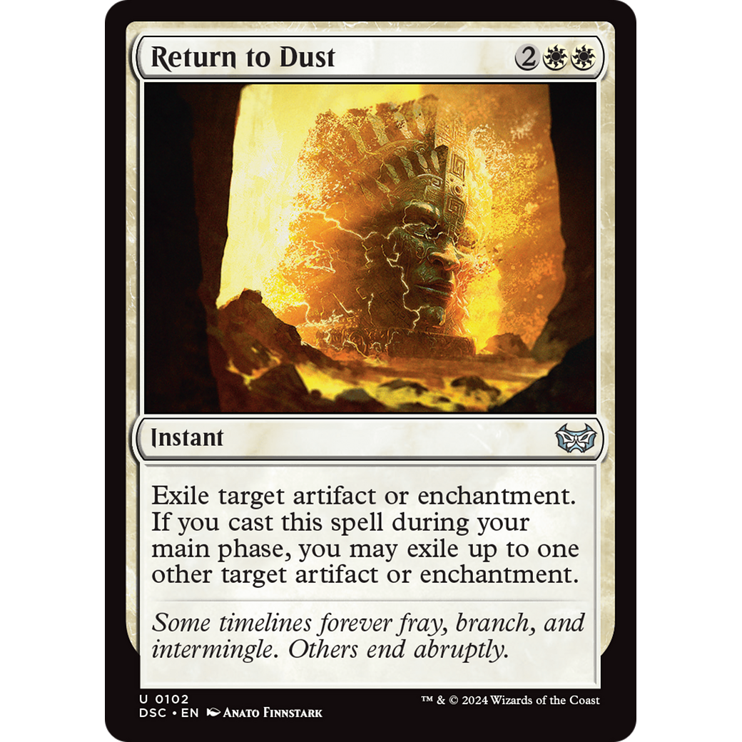 Return to Dust (DSC-102) - Duskmourn: House of Horror Commander