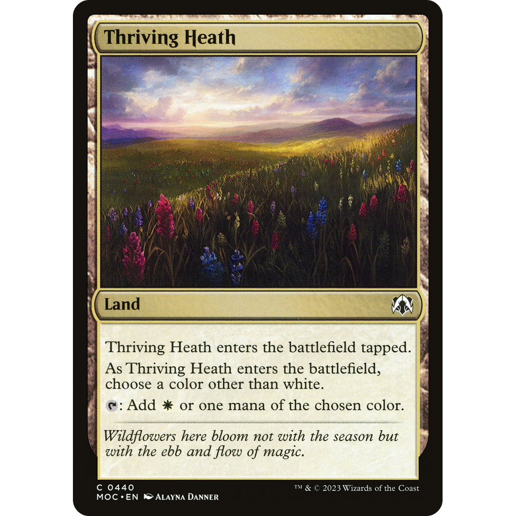 Thriving Heath (MOC-440) - March of the Machine Commander