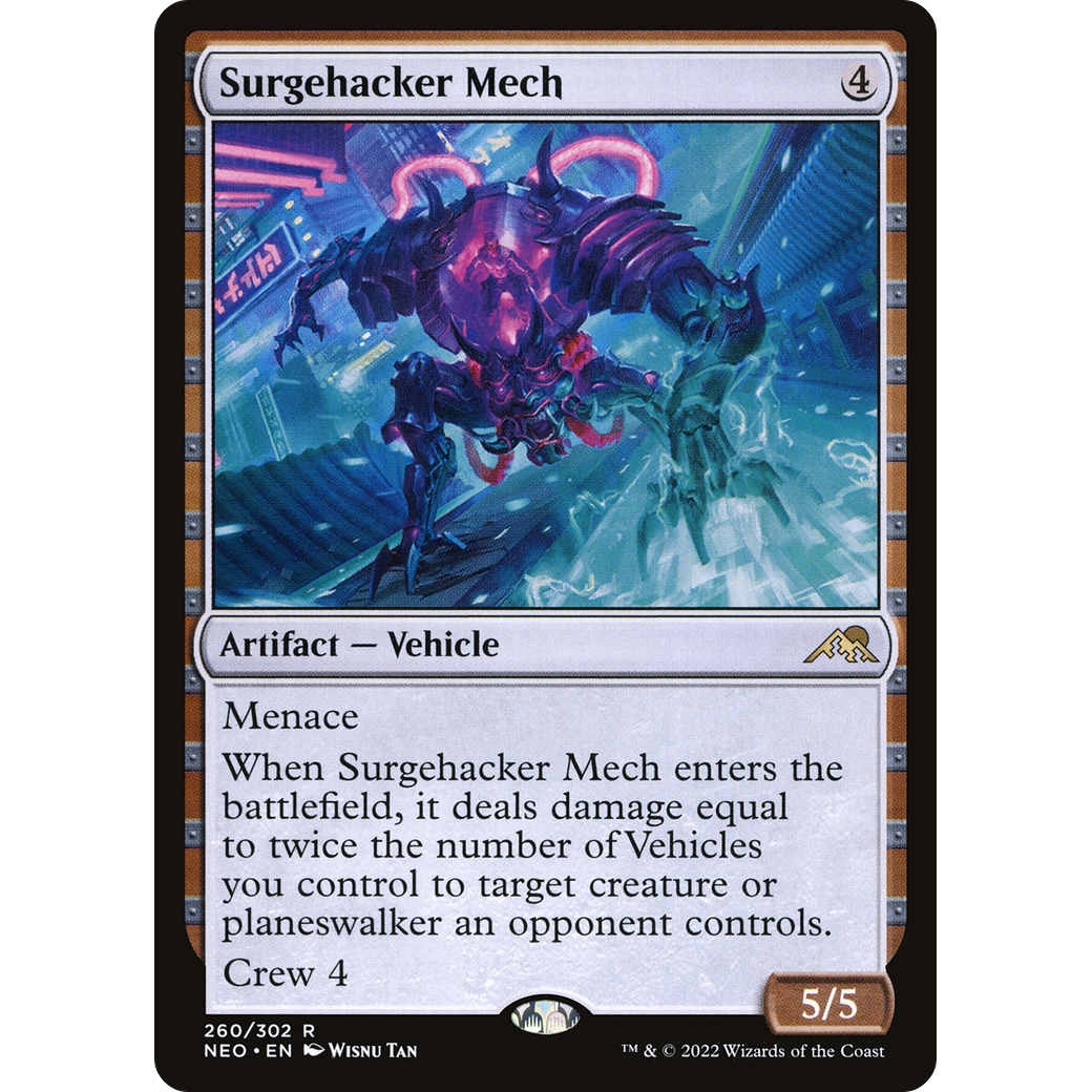 Surgehacker Mech (NEO-260) - Kamigawa: Neon Dynasty