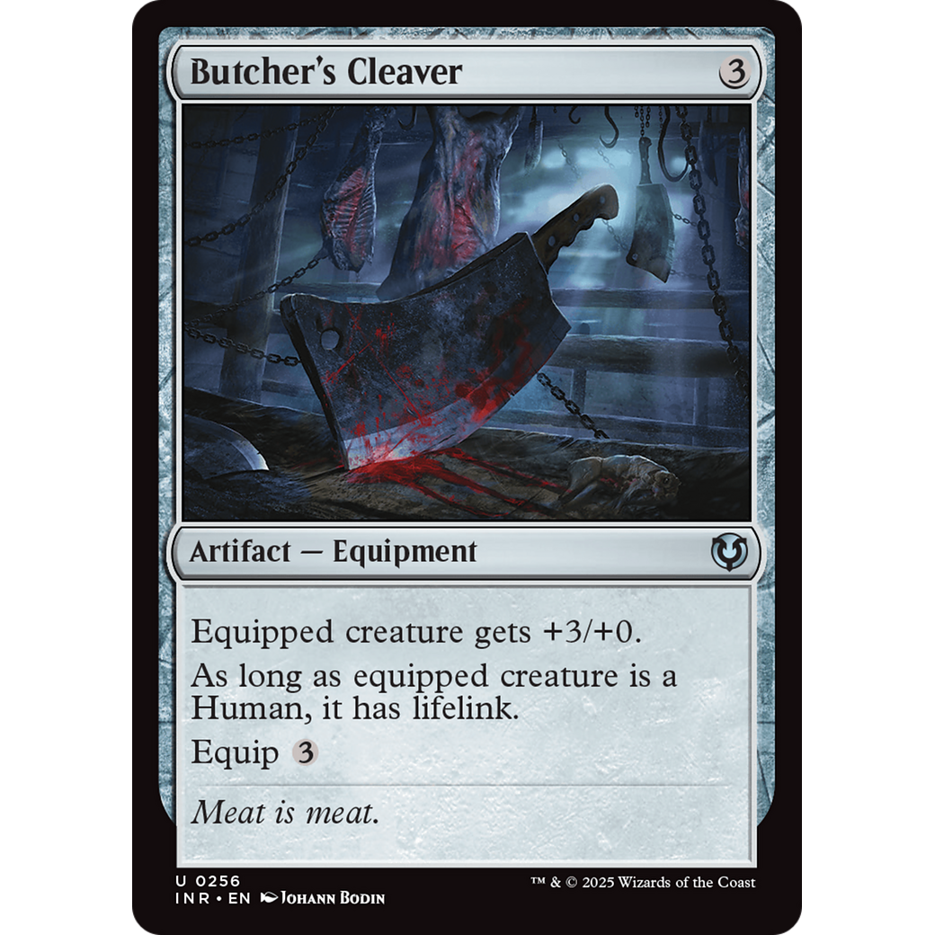 Butcher's Cleaver (INR-256) - Innistrad Remastered Foil