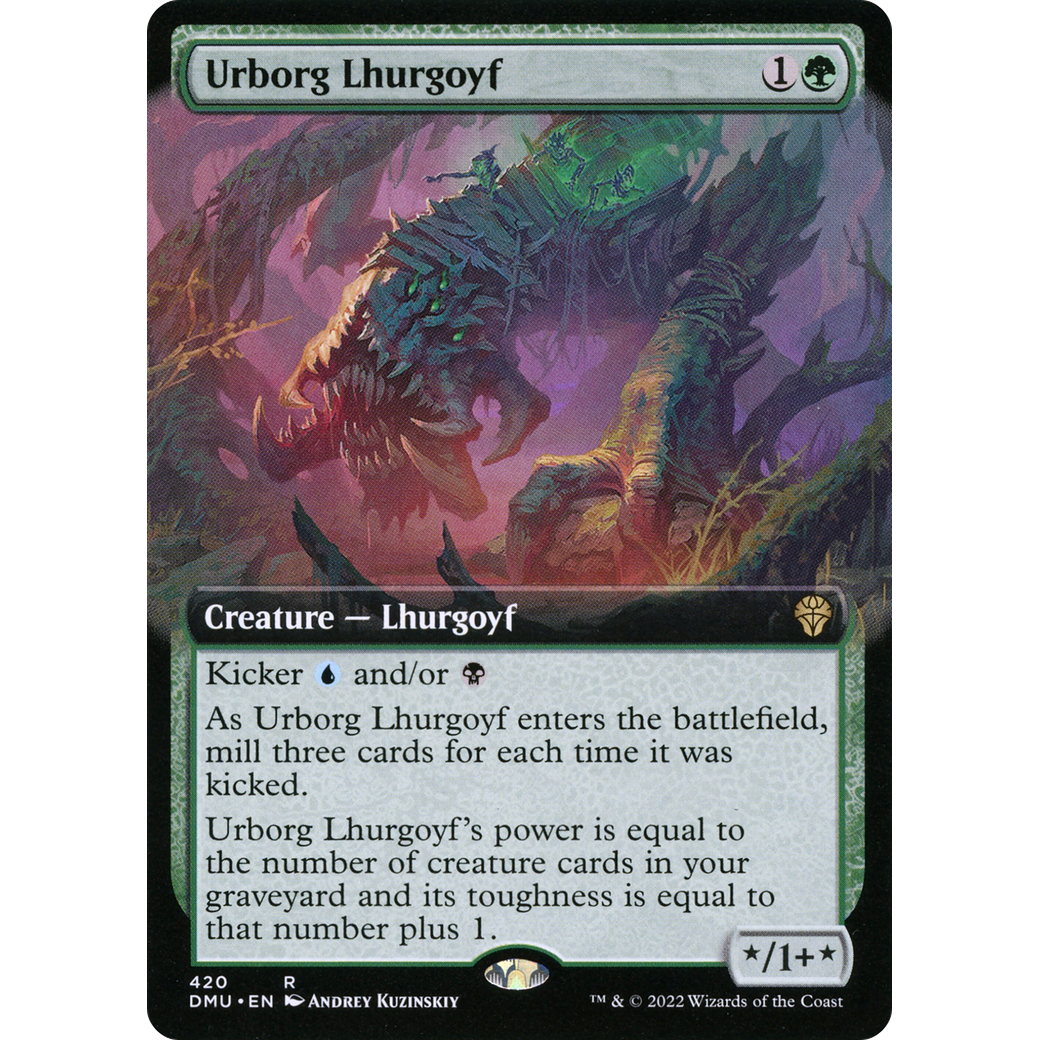 Urborg Lhurgoyf (Extended Art) (DMU-420) - Dominaria United: (Extended Art) Foil
