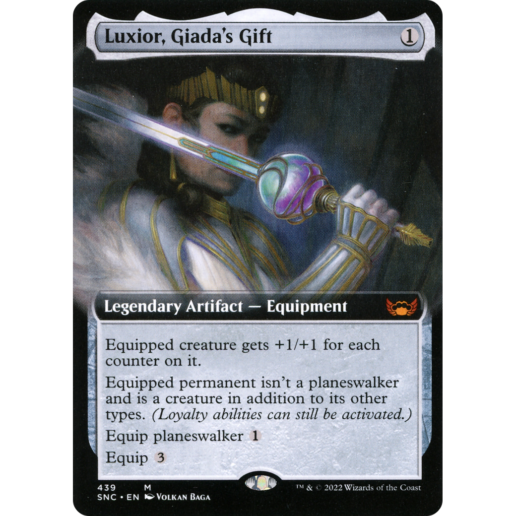 Luxior, Giada's Gift (Extended Art) (SNC-439) - Streets of New Capenna: (Extended Art) Foil