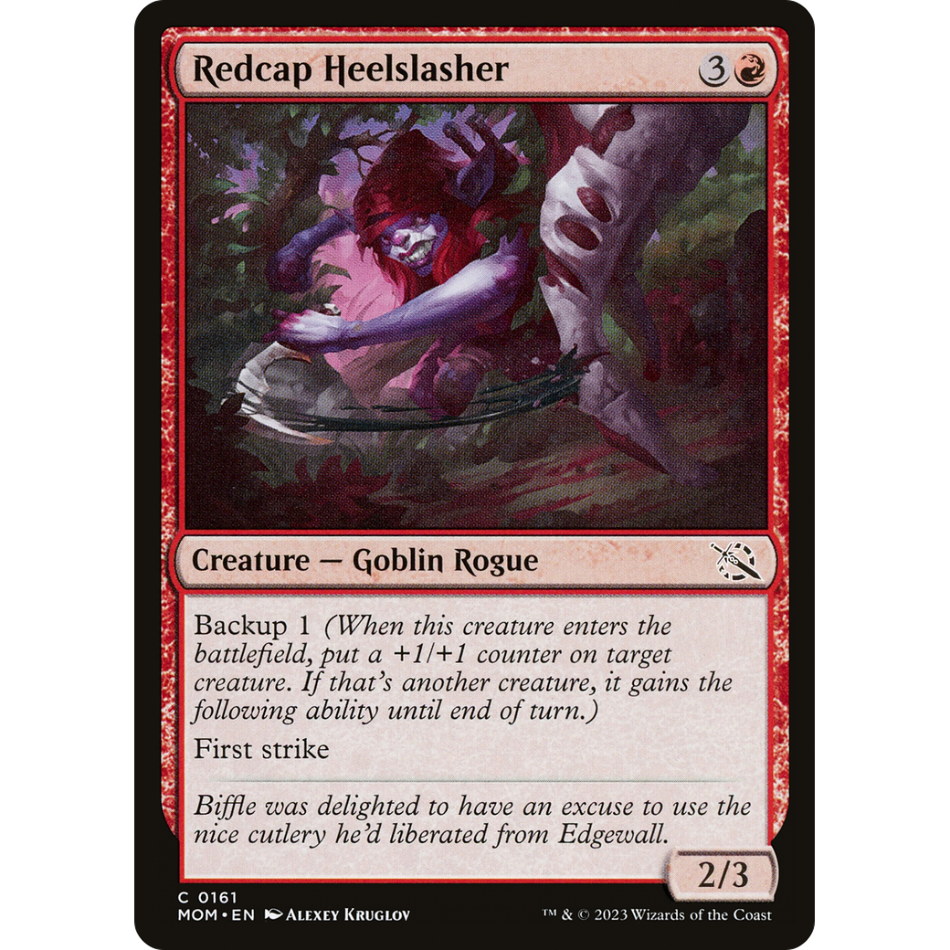 Redcap Heelslasher (MOM-161) - March of the Machine