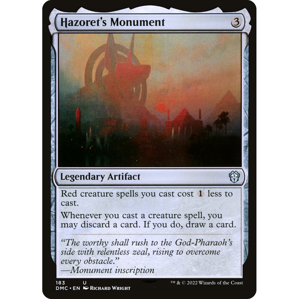 Hazoret's Monument (DMC-183) - Dominaria United Commander