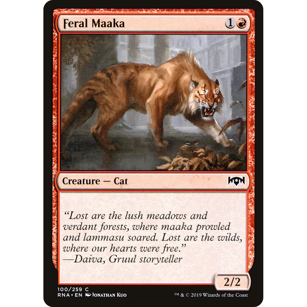 Feral Maaka (RNA-100) - Ravnica Allegiance
