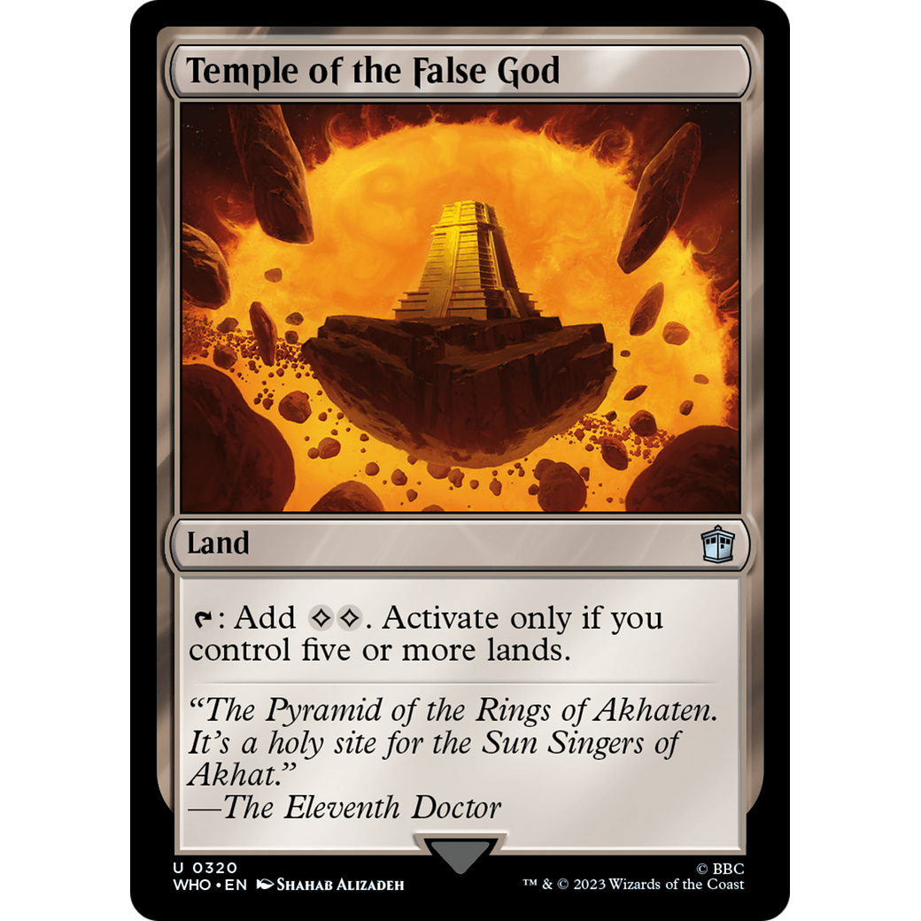Temple of the False God (WHO-320) - Doctor Who