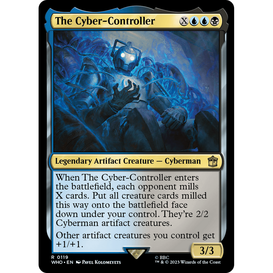 The Cyber-Controller (WHO-119) - Doctor Who Foil