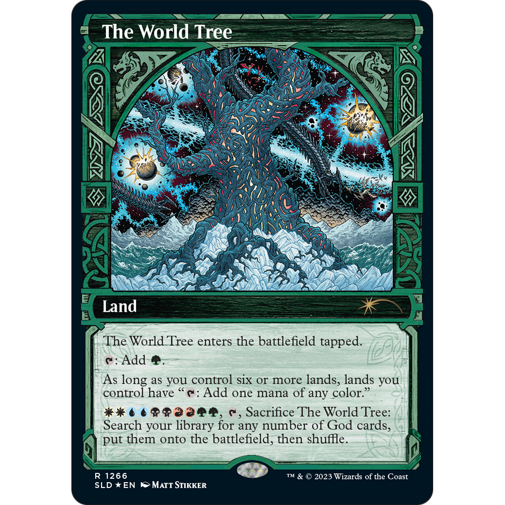 The World Tree (Halo Foil) (SLD-1266) - Secret Lair Drop: (Showcase) Foil