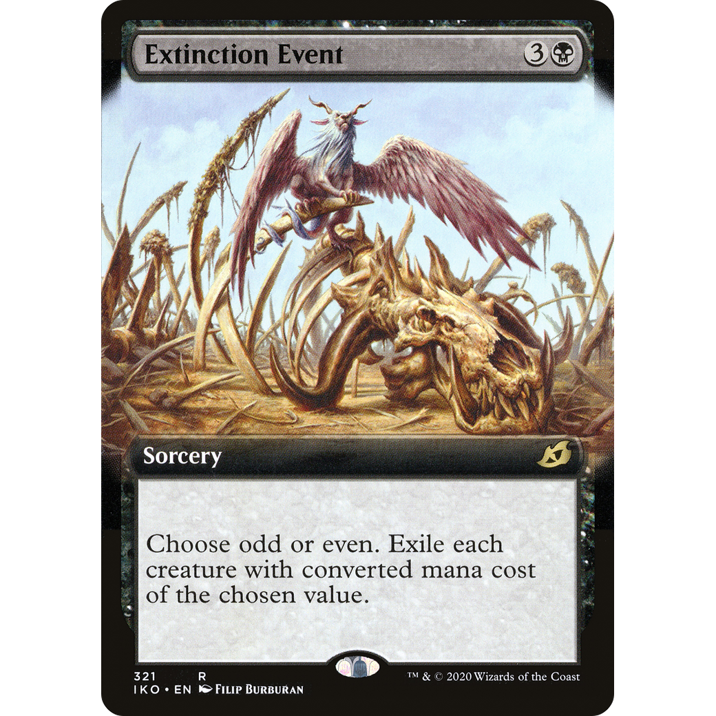 Extinction Event (Extended Art) (IKO-321) - Ikoria: Lair of Behemoths: (Extended Art) Foil