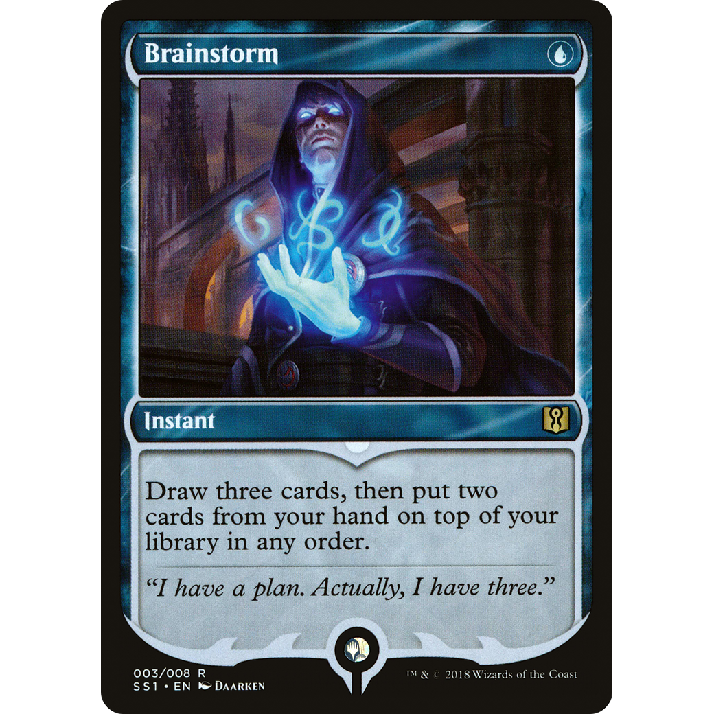 Brainstorm (SS1-003) - Signature Spellbook: Jace Foil