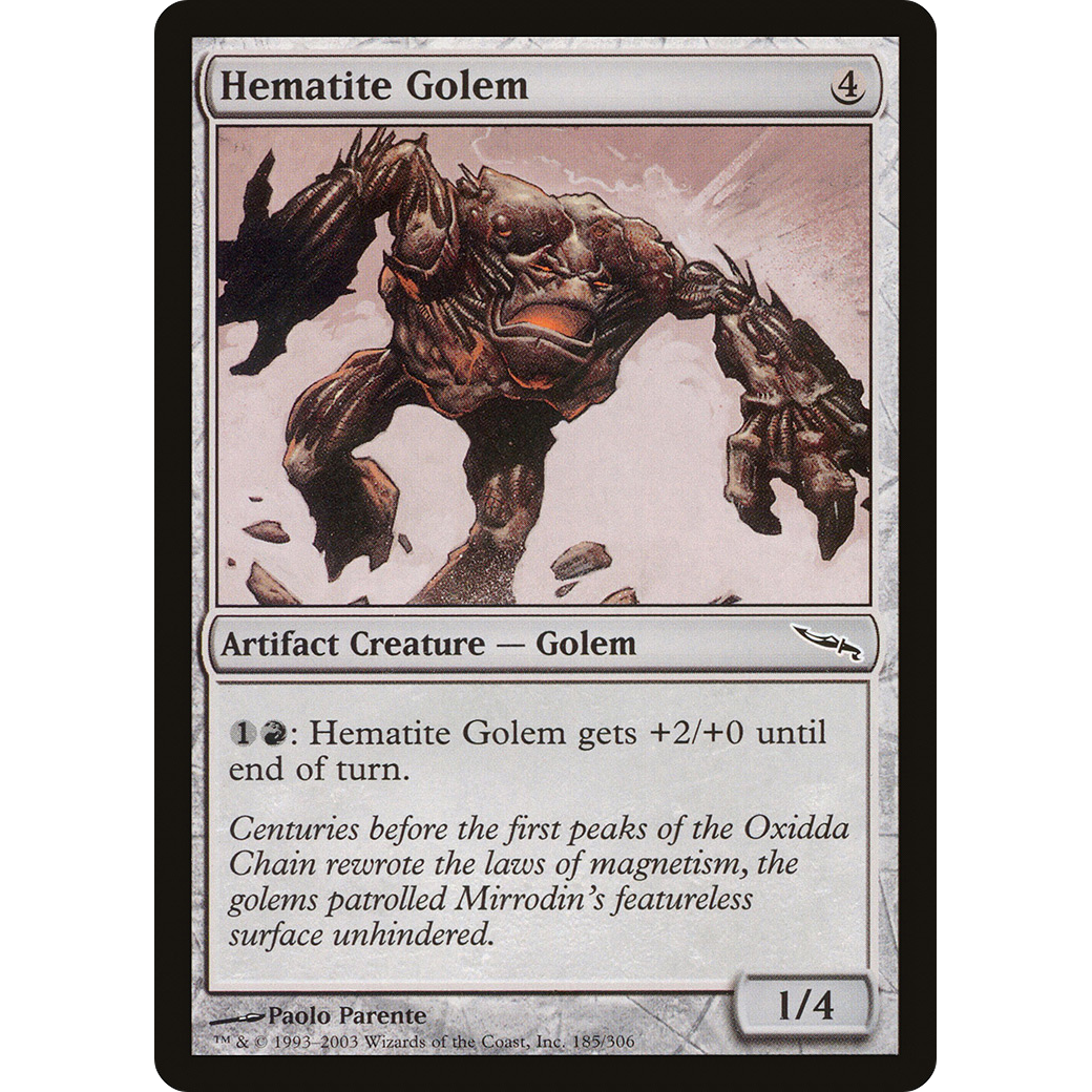 Hematite Golem (MRD-185) - Mirrodin Foil