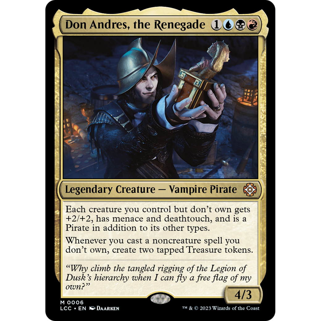 Don Andres, the Renegade (LCC-006) - The Lost Caverns of Ixalan Commander