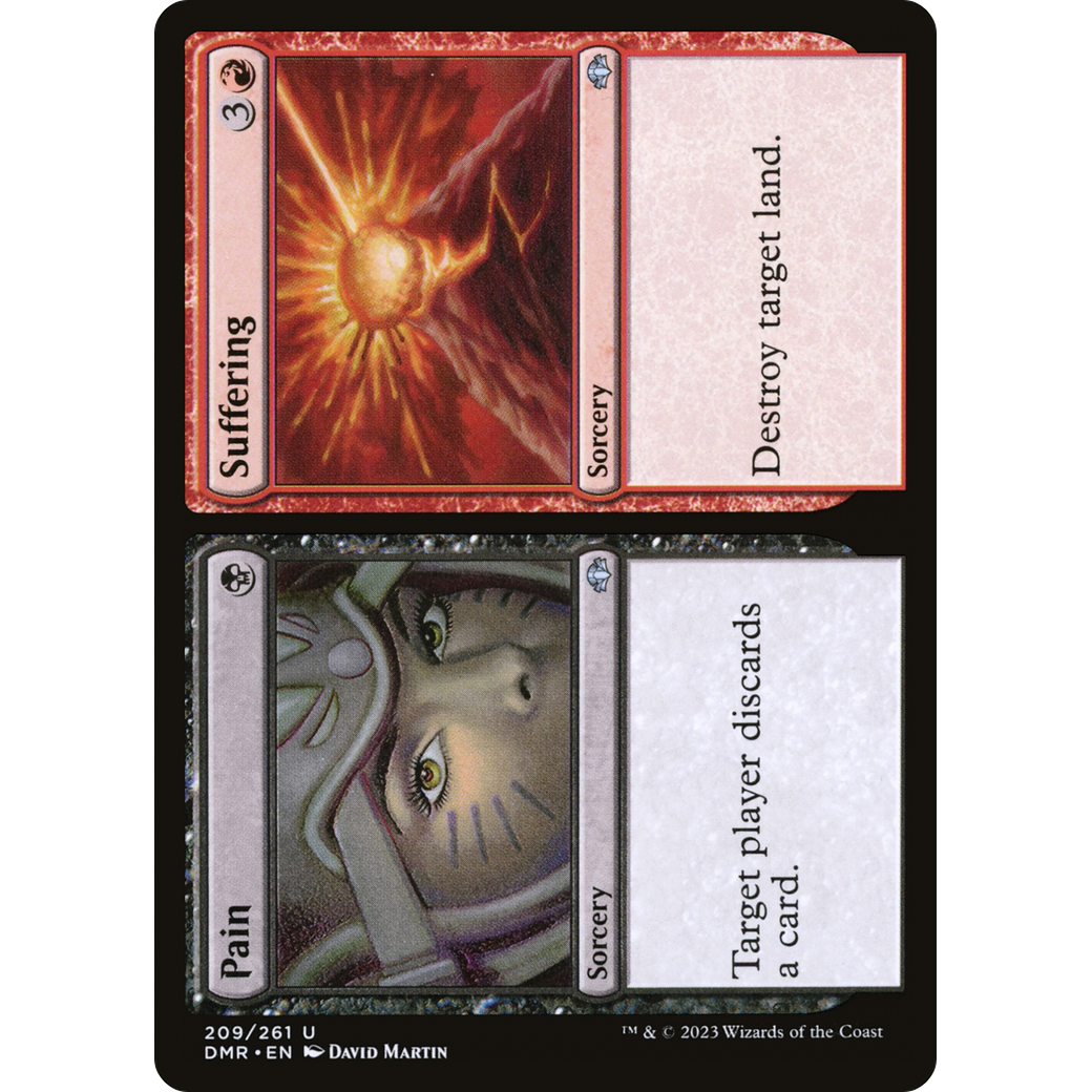 Pain // Suffering (DMR-209) - Dominaria Remastered Foil