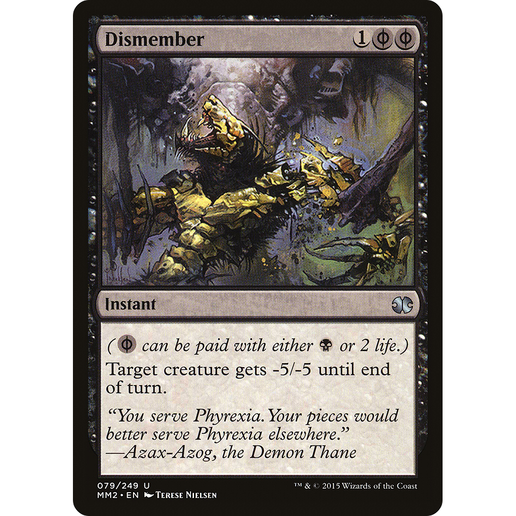 Dismember (MM2-079) - Modern Masters 2015 Foil