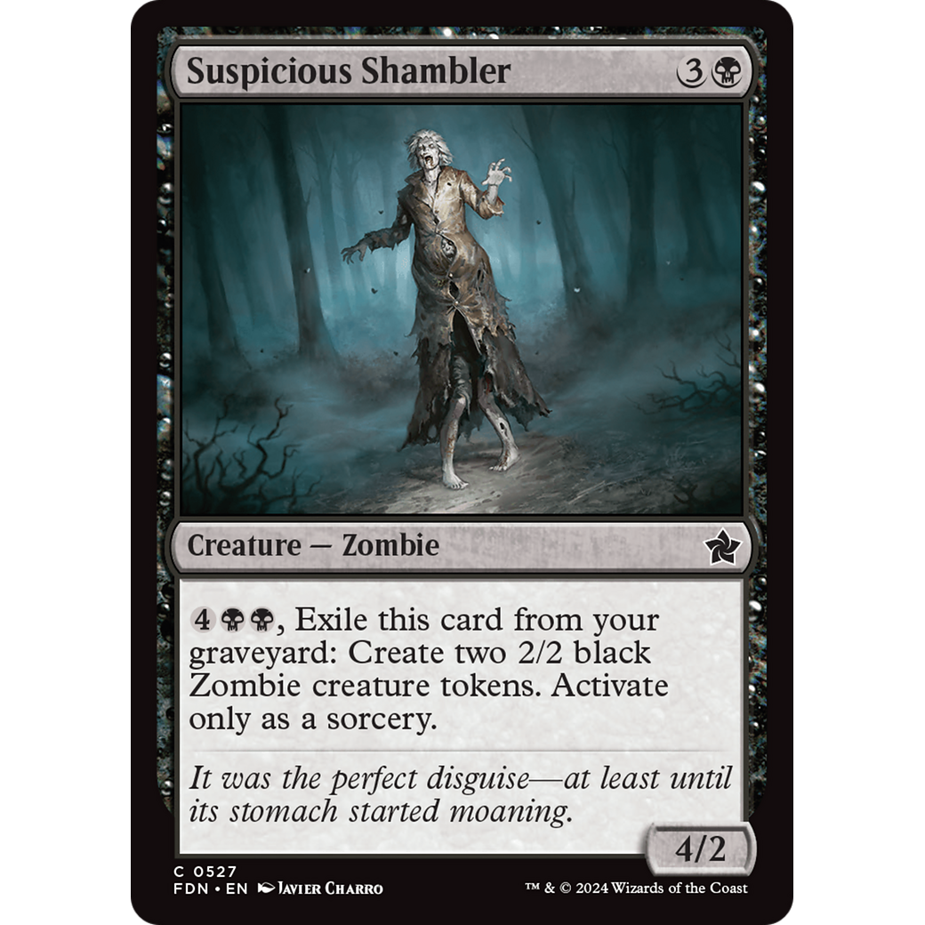 Suspicious Shambler (FDN-527) - Foundations