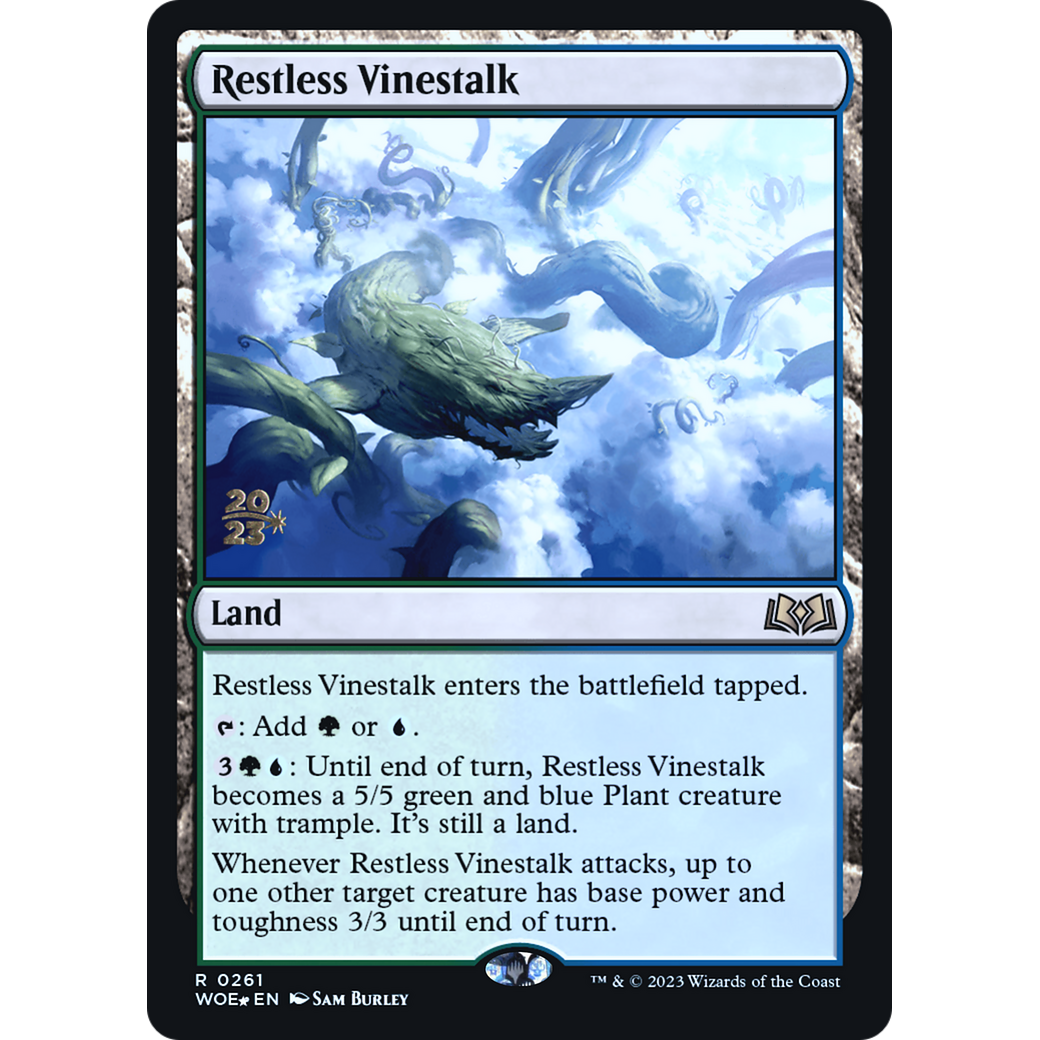 Restless Vinestalk (PRE-261S) - Wilds of Eldraine Promos Foil