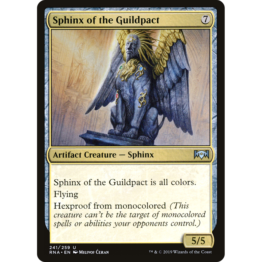 Sphinx of the Guildpact (RNA-241) - Ravnica Allegiance