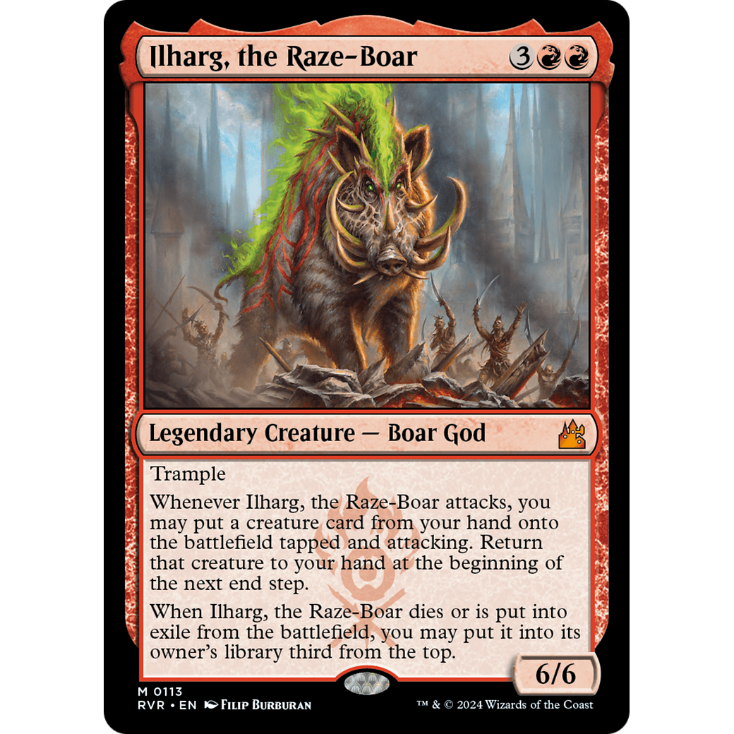 Ilharg, the Raze-Boar (RVR-113) - Ravnica Remastered