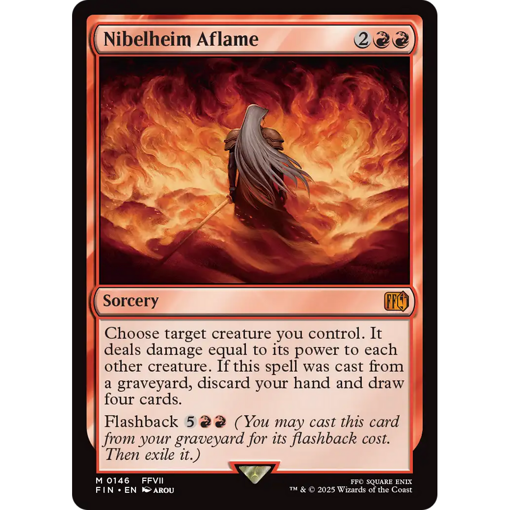 Nibelheim Aflame (FIN-146) - FINAL FANTASY Foil