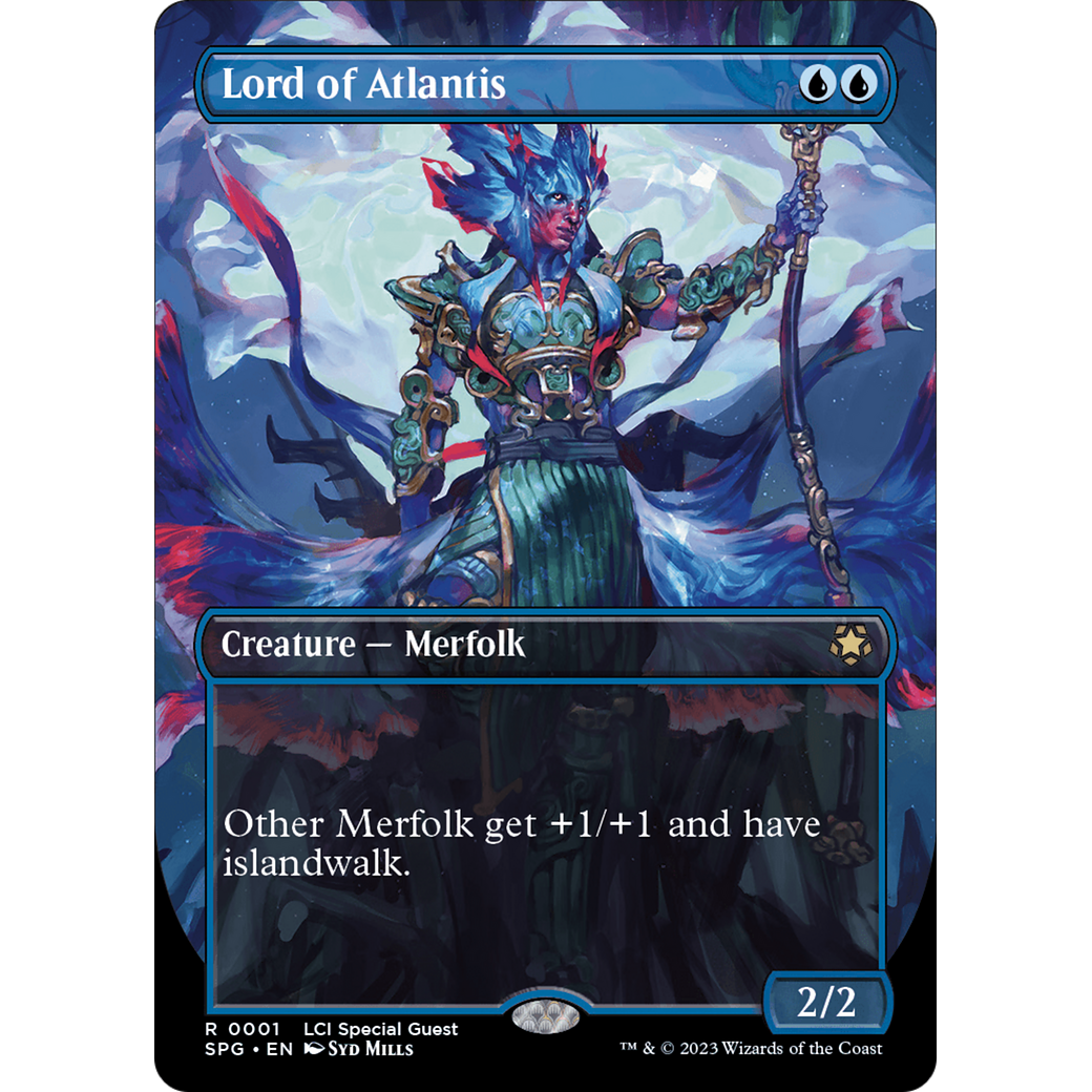 Lord of Atlantis (Borderless) (SPG-001) - Special Guests (Borderless) Foil