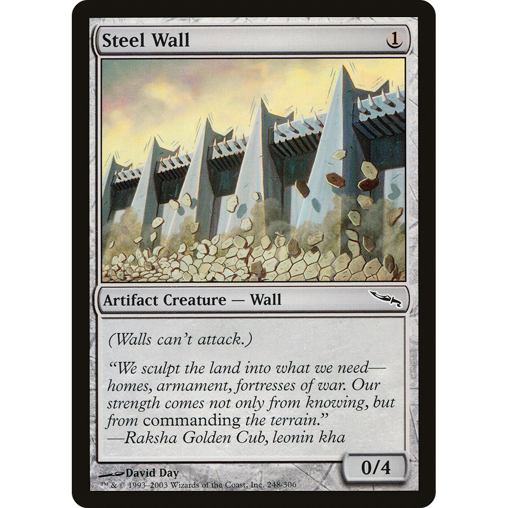 Steel Wall (MRD-248) - Mirrodin
