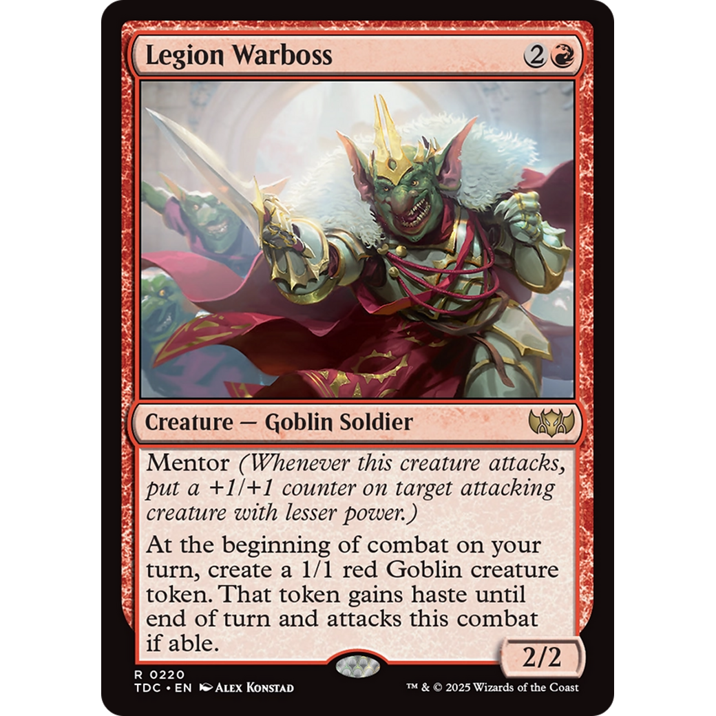 Legion Warboss (TDC-220) - Commander: Tarkir: Dragonstorm