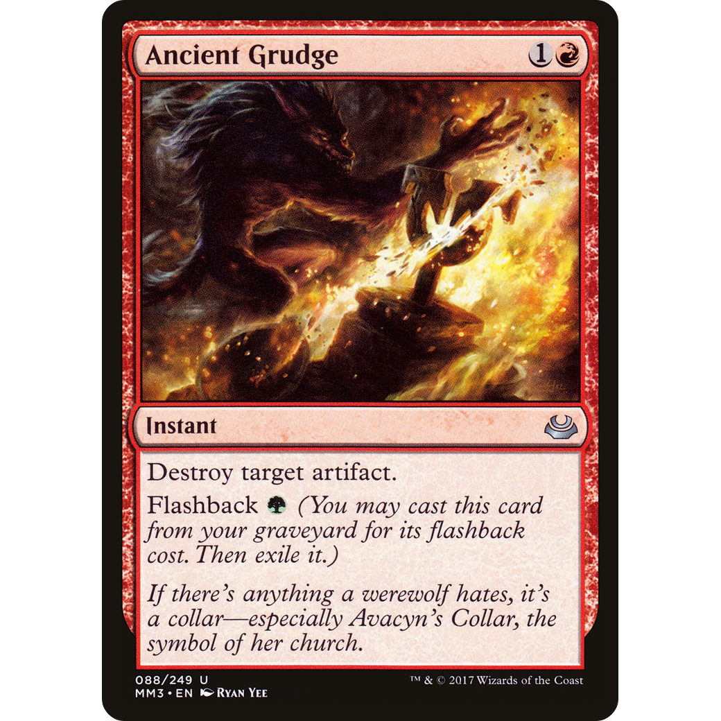 Ancient Grudge (MM3-088) - Modern Masters 2017
