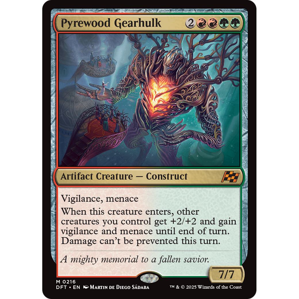 Pyrewood Gearhulk (DFT-216) - Aetherdrift Foil
