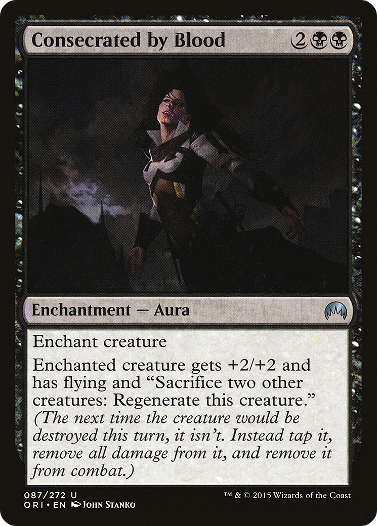 Consecrated by Blood (ORI-087) - Magic Origins Foil