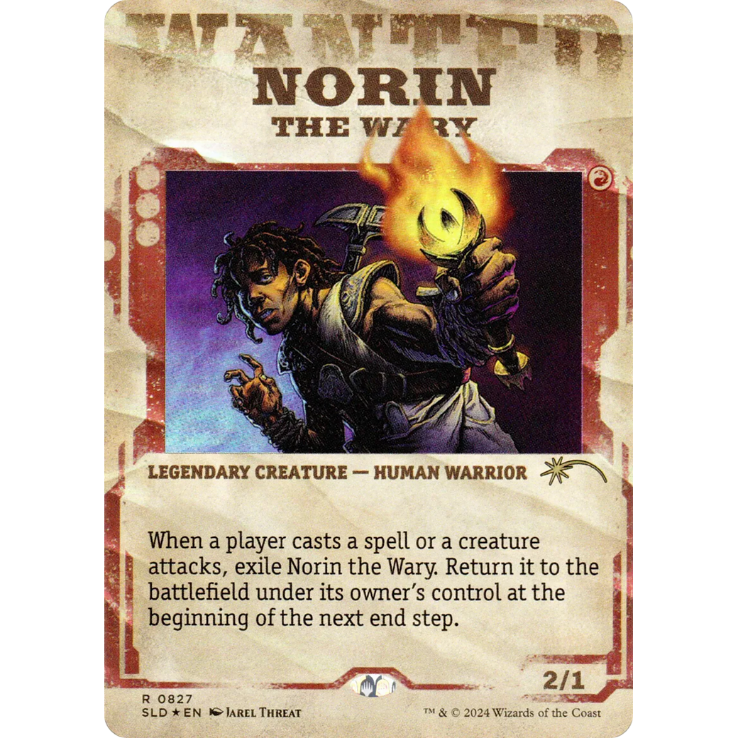 Norin the Wary (SLD-827) - Secret Lair Drop: (Showcase) (Borderless)