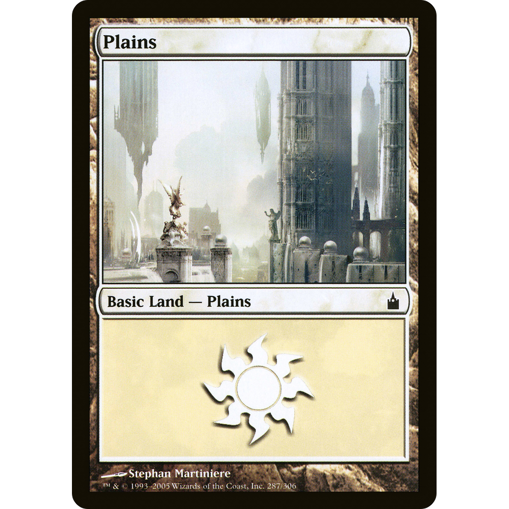 Plains (287) (RAV-287) - Ravnica: City of Guilds Foil
