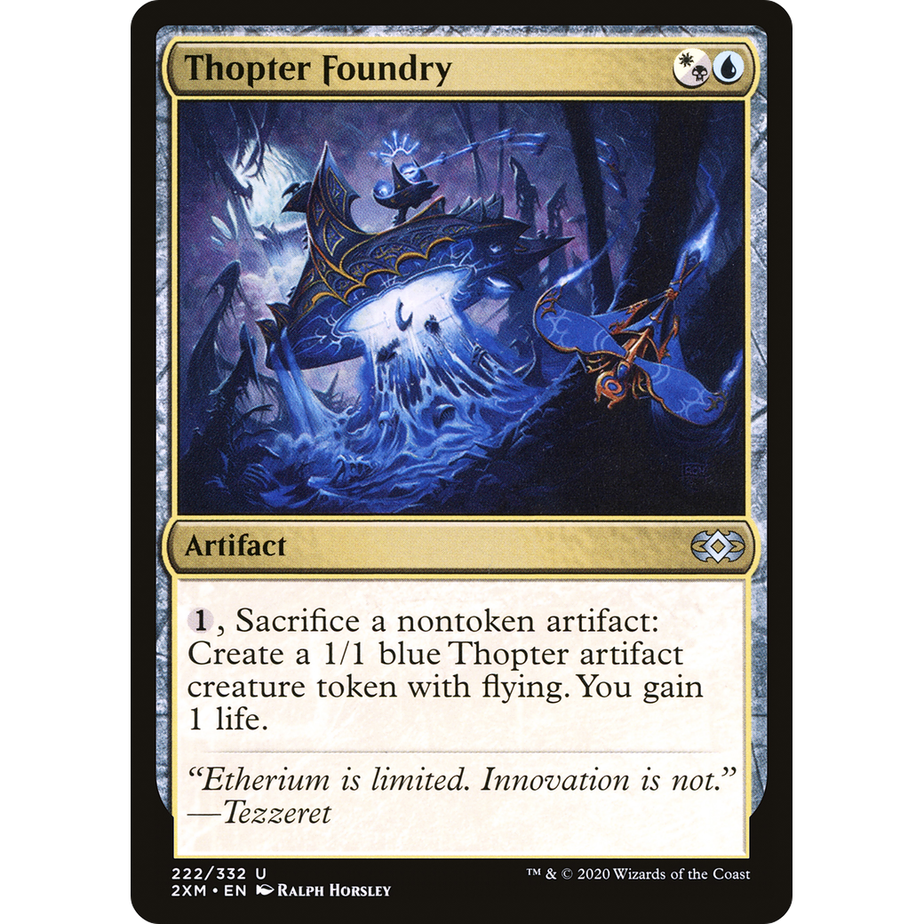 Thopter Foundry (2XM-222) - Double Masters Foil