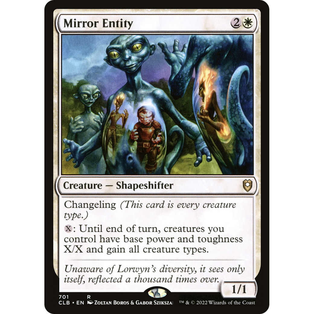 Mirror Entity (CLB-701) - Commander Legends: Battle for Baldur's Gate
