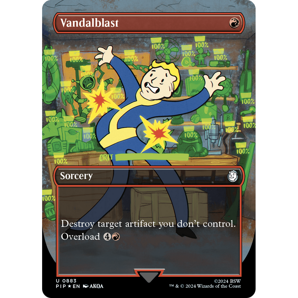 Vandalblast (PIP-883) - Fallout (Borderless) Foil