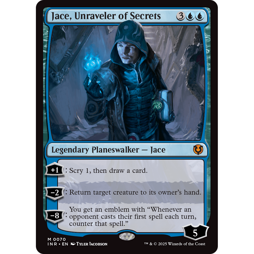 Jace, Unraveler of Secrets (INR-070) - Innistrad Remastered Foil