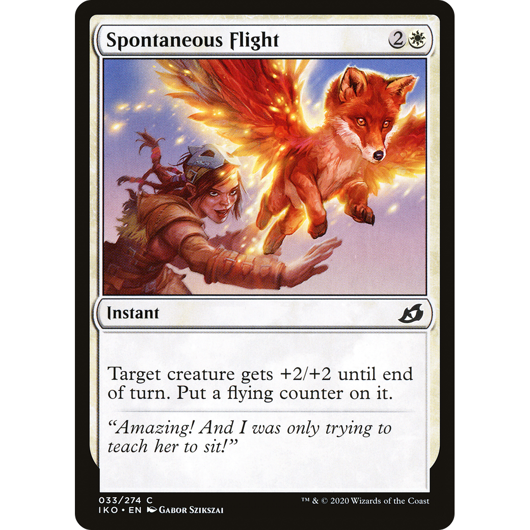 Spontaneous Flight (IKO-033) - Ikoria: Lair of Behemoths Foil