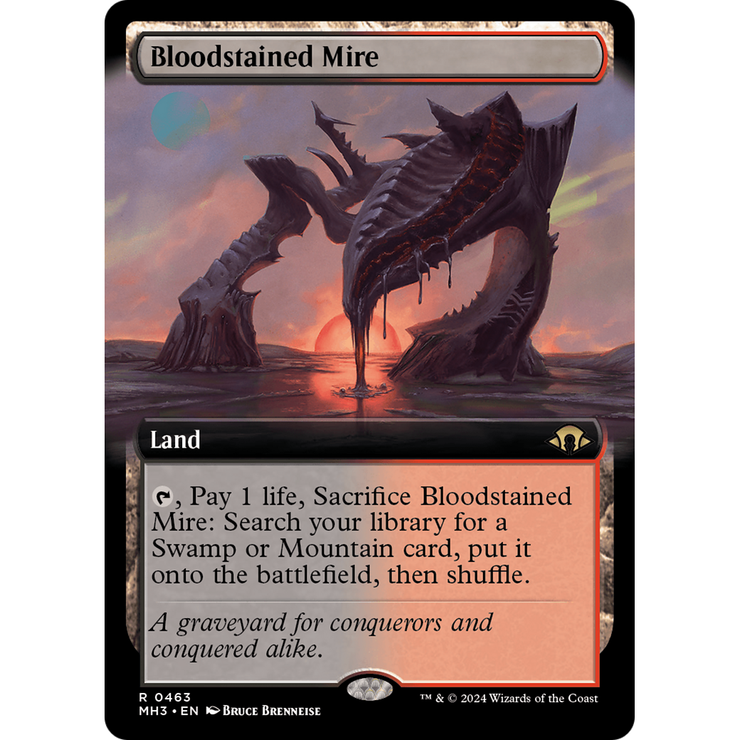 Bloodstained Mire (MH3-463) - Modern Horizons 3: (Extended Art) Foil