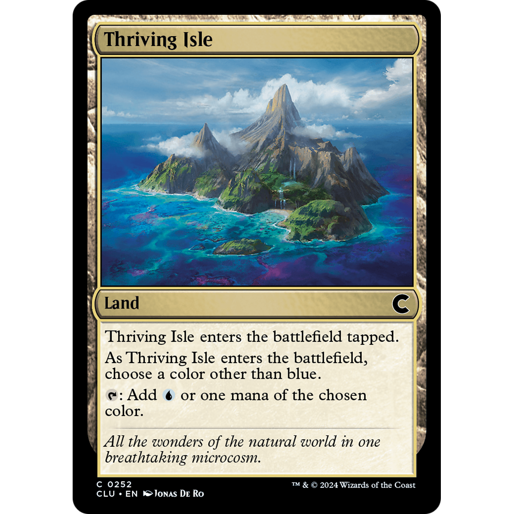 Thriving Isle (CLU-252) - Ravnica: Clue Edition