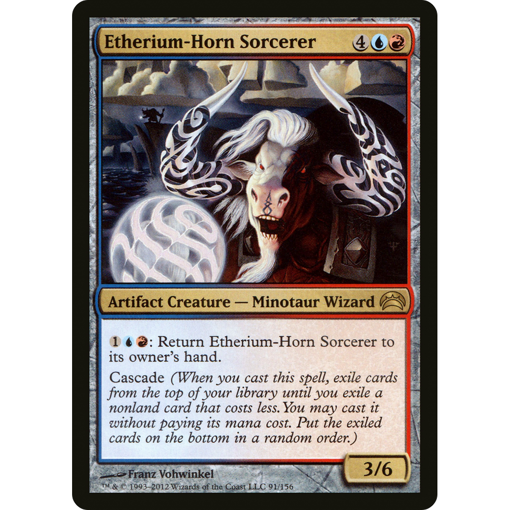 Etherium-Horn Sorcerer (PC2-091) - Planechase 2012 Foil