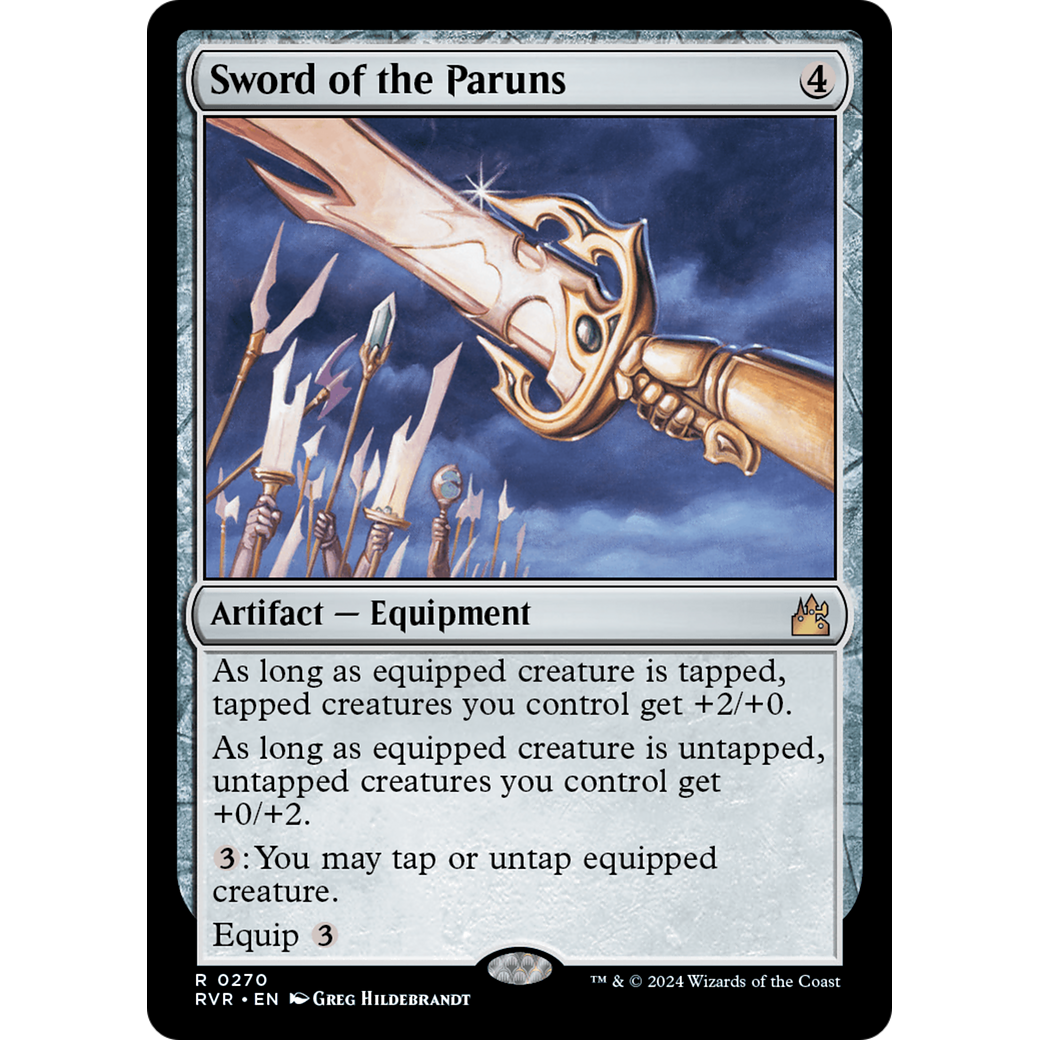 Sword of the Paruns (RVR-270) - Ravnica Remastered Foil